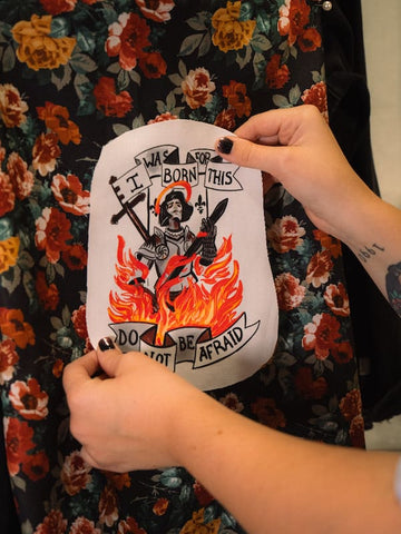 10. Coloco el parche